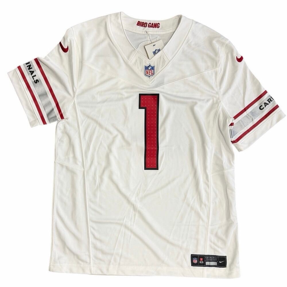 Nike Kyler Murray #1 Arizona Cardinals White Road Game Jersey Men’s L NWT